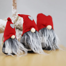 Новогоднее украшение рождественский гном 