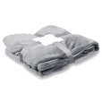 Плед флисовый SUPER SOFT COMFORT TRAVEL, серый