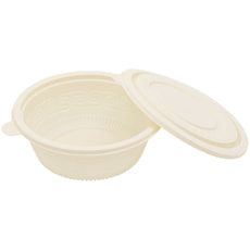 Набор супниц с крышкой из кукурузного крахмала, 50 шт.