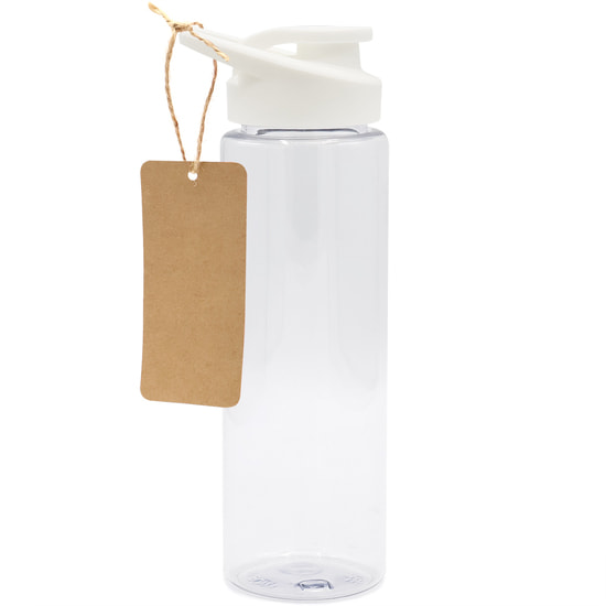 Пластиковая бутылка Ronny To Go с биркой, белая