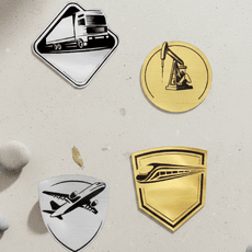 Шильд-наклейка поезд