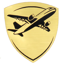 Шильд-наклейка самолет