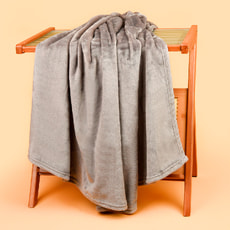 Плед FLANNEL, серый