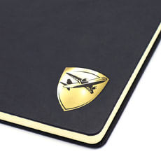 Ежедневник с шильдом-наклейкой