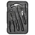 Набор инструментов Tools Baltimore черный 6 в 1 в пластиковом футляре
