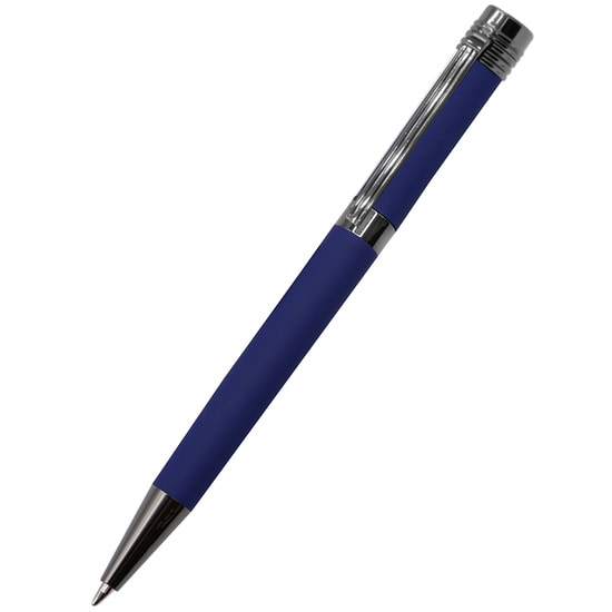 Ручка металлическая Senator, темно-синяя