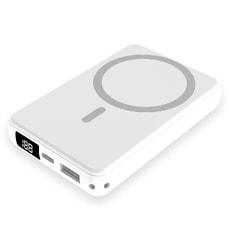 Магнитный внешний аккумулятор Quantum с беспроводной зарядкой (15W), 10000 Mah