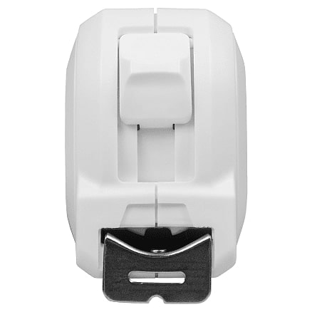 Рулетка Tools Standart, 5 метров, белая, пластиковая, с ремешком