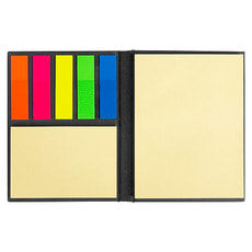 Набор цветных бумажных стикеров Stick and Fun в твердом переплете