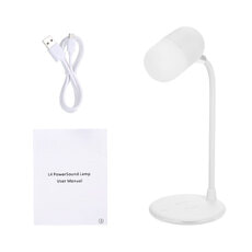 Лампа с колонкой и беспроводной зарядкой Alladin Лампа с колонкой и беспроводной зарядкой Alladin