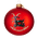 Красный полуматовый