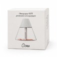 Светодиодный USB увлажнитель-аромадиффузор Cone, белый