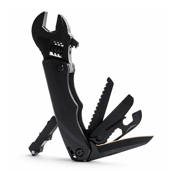 Мультиинструмент с разводным ключом Iron Beast, чёрный