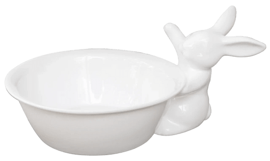 Мисочка с кроликом, 500 мл, Белый