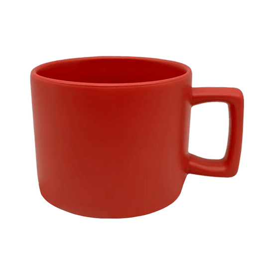 Кружка керамическая Geometry, красная