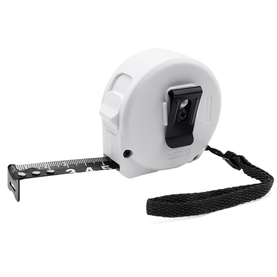 Рулетка Shadow 5м, белая