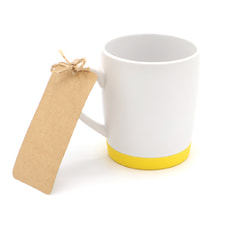 Бирка картонная на верёвке