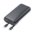 Внешний аккумулятор Goliath с быстрой зарядкой (до 22,5W), 20000 mAh, черный