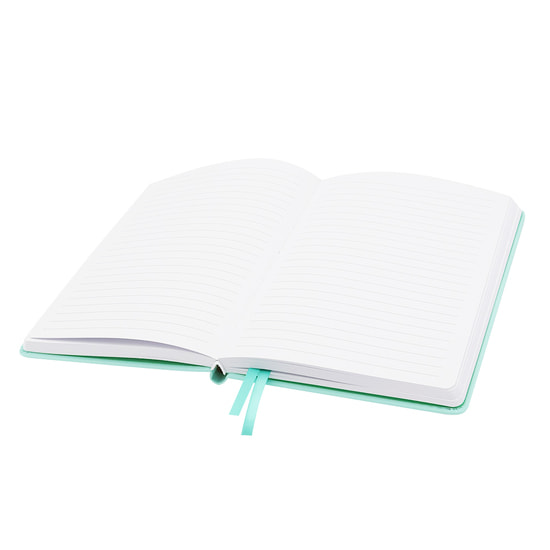 Блокнот A5 Veles в твёрдом переплёте, бирюзовый