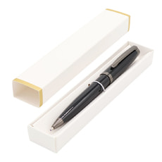 Ручка Betty в коробке Cradle белой с позолотой