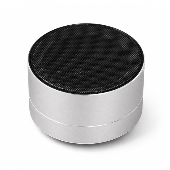 Беспроводная Bluetooth колонка MuzOn, серебристая