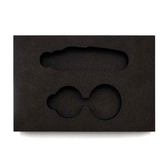 Ложемент ЭВАлюция под заказ 2 слоя (5мм+10мм), чёрный