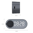 Колонка беспроводная MyTone Sound Clock c часами, черная