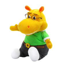 Мягкая игрушка Бегемот Ботан - новогодний подарок 