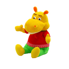 Мягкая игрушка Бегемот Пионер - новогодний подарок 