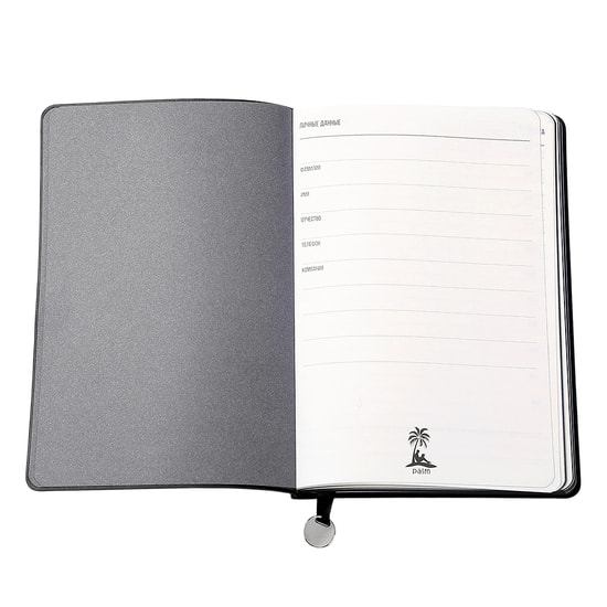 Ежедневник A5 недатированный Impero в мягком переплёте, черный