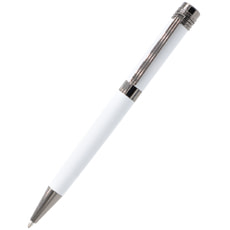 Ручка Senator в коробке Cradle белой с позолотой