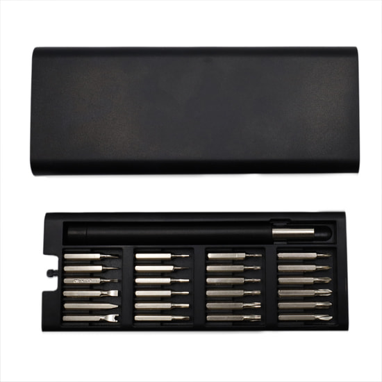 Отвертка с набором из 24 насадок ProTip, чёрная