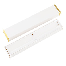 Ручка Betty в коробке Cradle белой с позолотой