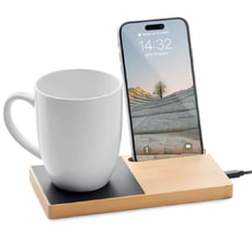 Зарядное устройство Allow c беспроводной зарядкой и функцией подогрева