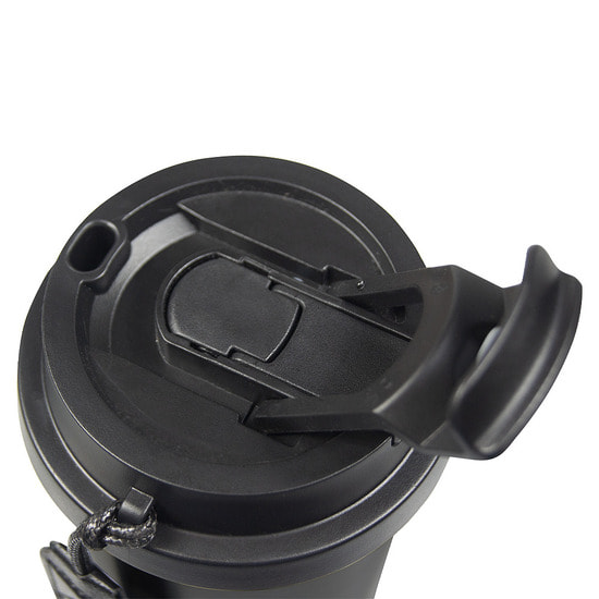 Термокружка Cosmostar, чёрный/ серебро