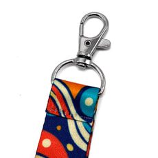 Ланъярд полноцветный Флип с карабином и замком безопасности