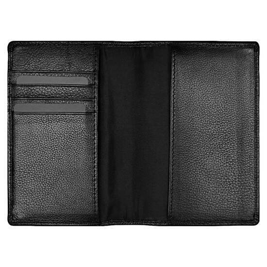 Обложка для паспорта Leather Trend, чёрный