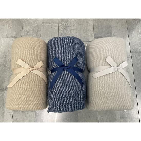 Плед акриловый SUPER SOFT NATURE, серый