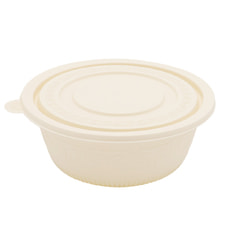 Набор супниц с крышкой из кукурузного крахмала, 50 шт.