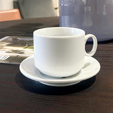 Чайная пара фарфоровая Cappuchino в коробке