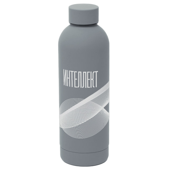 Термобутылка Perfecto софт-тач, серый
