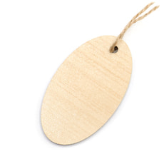 Бирка из ламинированного ХДФ на верёвке