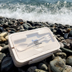 Ланчбокс (контейнер для еды) Hapler из пшеничного волокна