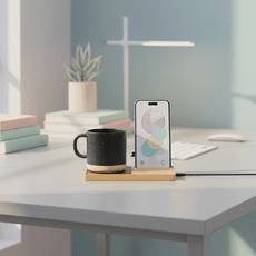 Зарядное устройство Allow c беспроводной зарядкой и функцией подогрева