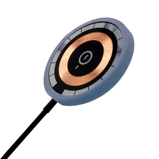 Беспроводное магнитное зарядное устройство Aphia 15W To Go, черный/серый