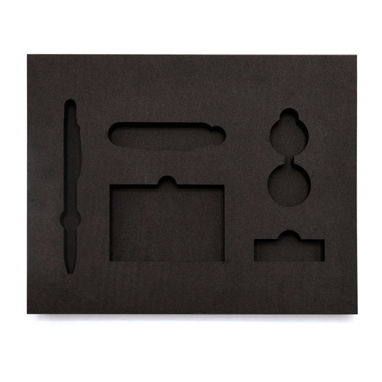 Ложемент ЭВАлюция-1 под заказ 3 слоя (5мм+10мм+10мм), чёрный