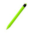Ручка пластиковая с текстильной вставкой Kan, зеленая