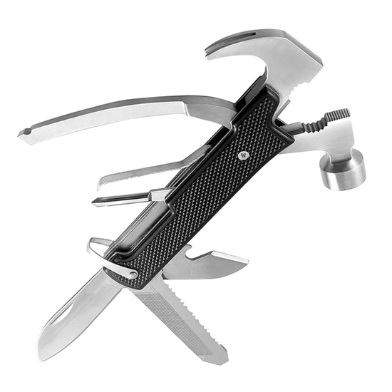 Мультиинструмент с молотком Forza Flex, черный